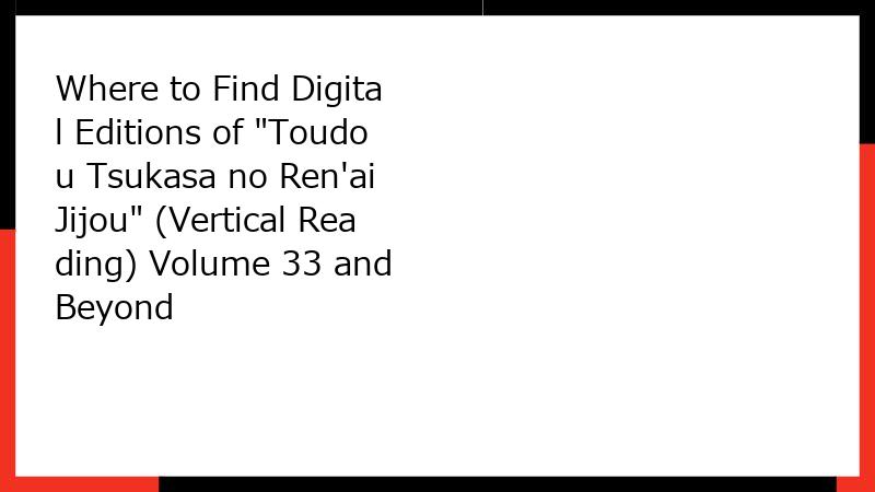 Where to Find Digital Editions of 