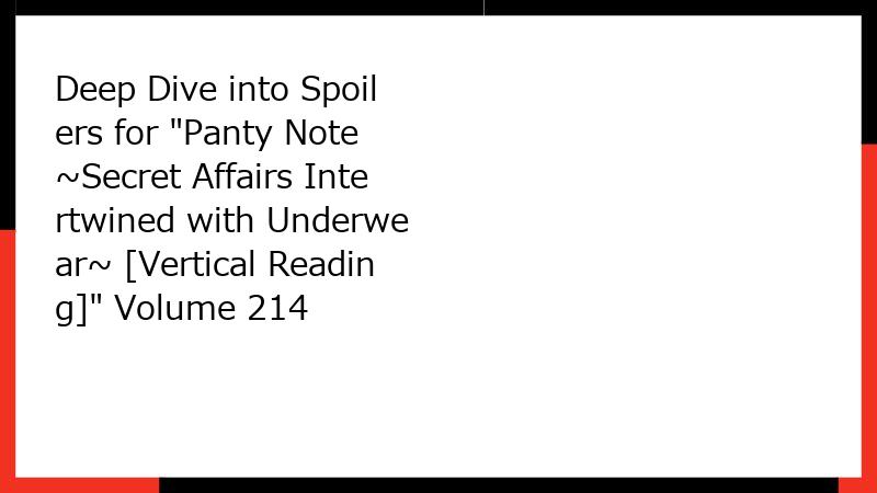 Deep Dive into Spoilers for 