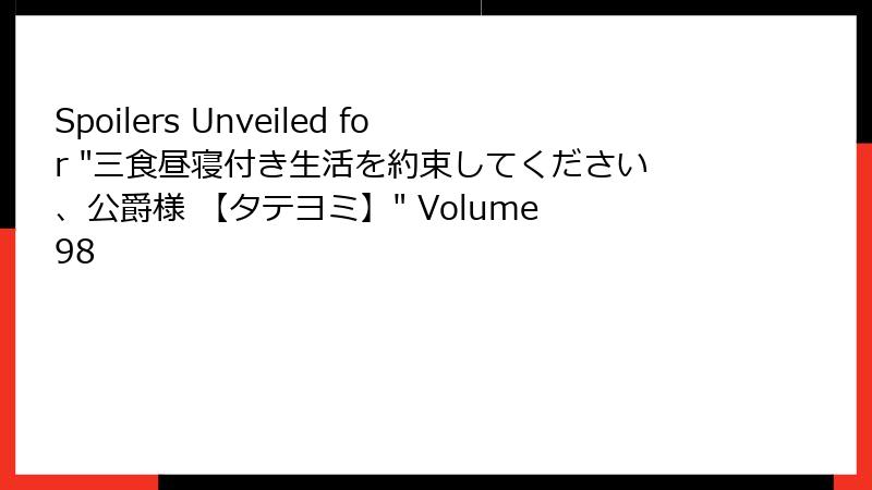 Spoilers Unveiled for 